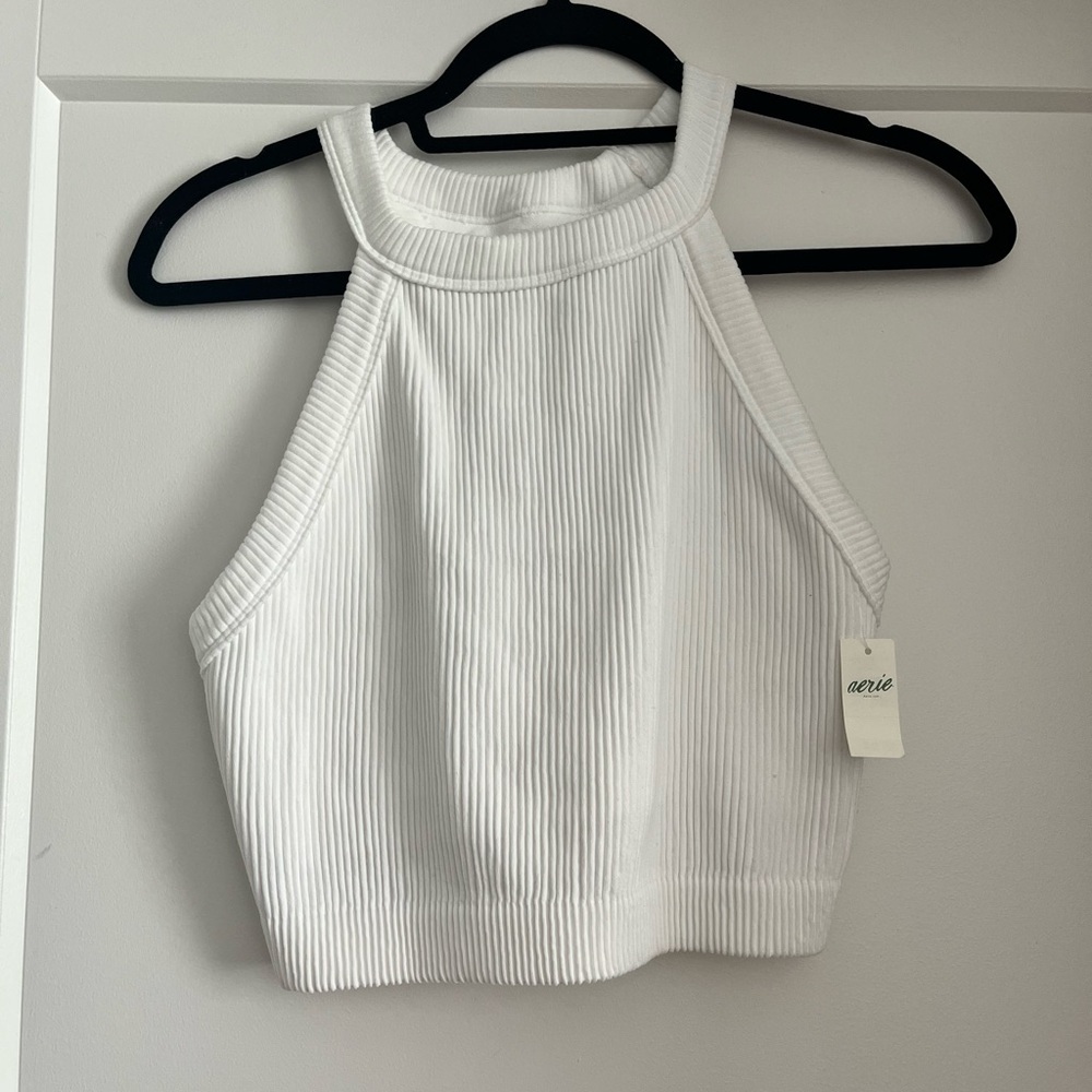 Aerie ribbed crop tank